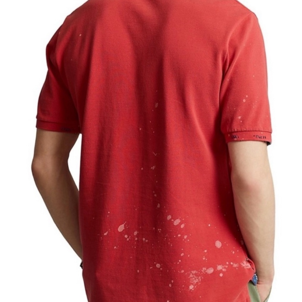 Polo Ralph Lauren Distressed Mesh Polo Shirt - Picture 5 of 5